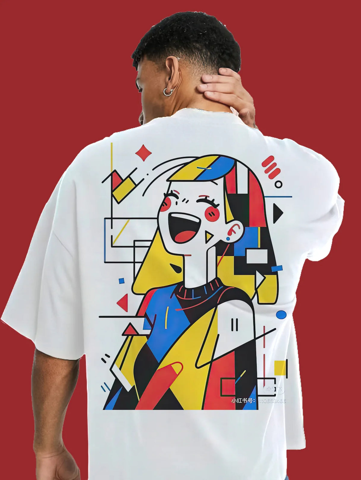 Hustler's Drip graphic T-shirt editorial