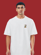 Abstract Laughing Woman Oversized T-Shirt | Modern Art Tee product image 2 | Hustler's Drip