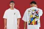 Abstract Laughing Woman Oversized T-Shirt | Modern Art Tee product image 3 | Hustler's Drip