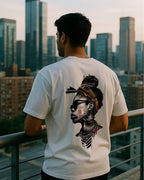 Afrocentric Abstract Portrait Graphic T Shirt Artistic Cultural Tee image 9