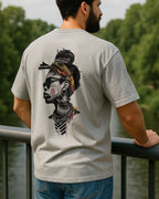Afrocentric Abstract Portrait Graphic T Shirt Artistic Cultural Tee image 11