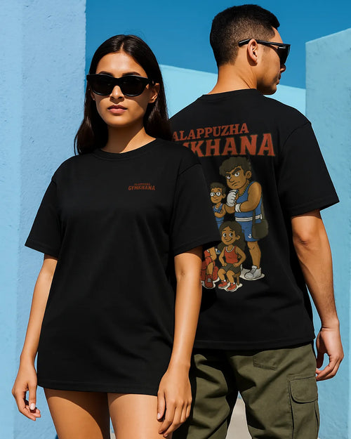 Alappuzha Gymkhana Cartoon Team Graphic T Shirt Malayalam Movie Tee image 2