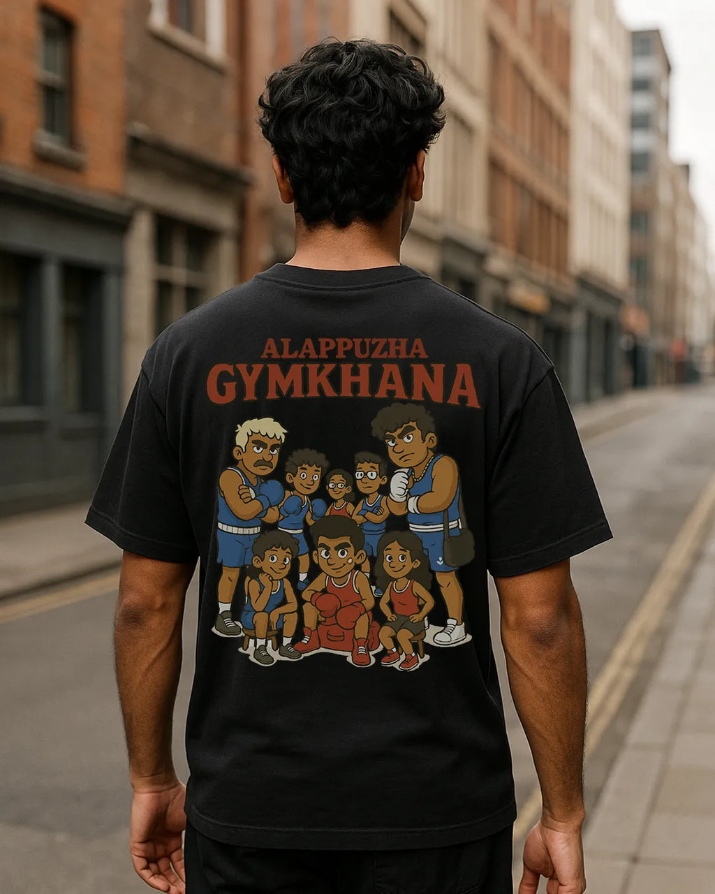 Alappuzha Gymkhana Cartoon Team Graphic T Shirt Malayalam Movie Tee image 6