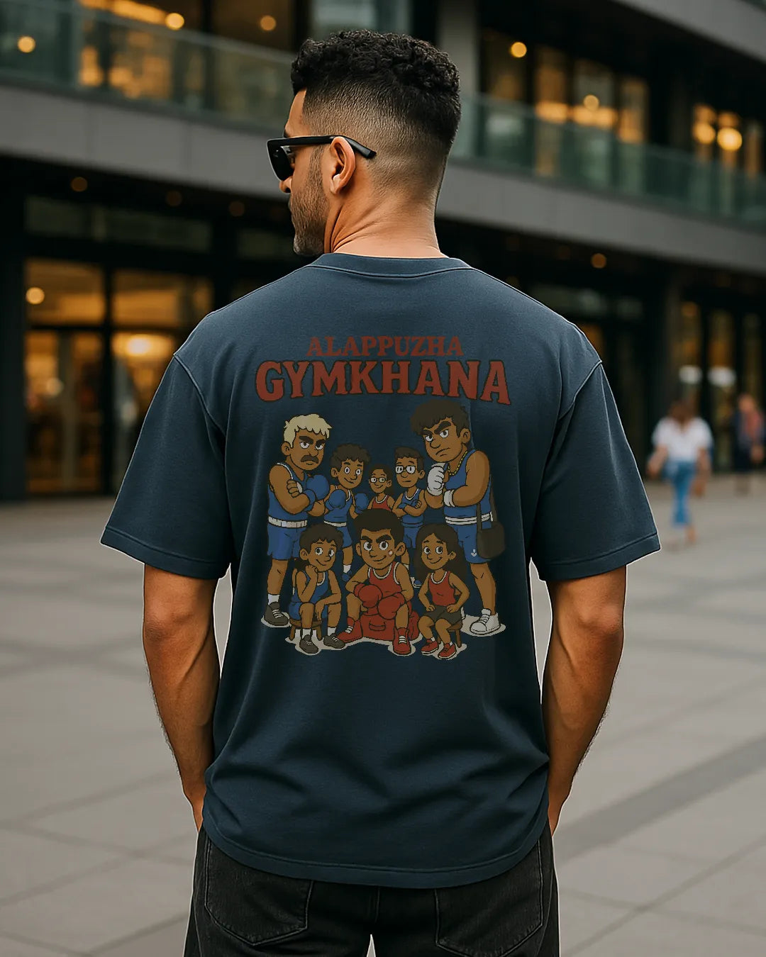 Alappuzha Gymkhana Cartoon Team Graphic T Shirt Malayalam Movie Tee image 7