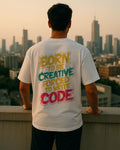 Born To Be Creative Forced To Write Code T Shirt Funny Programmer Tee image 6