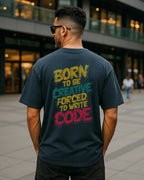 Born To Be Creative Forced To Write Code T Shirt Funny Programmer Tee image 10