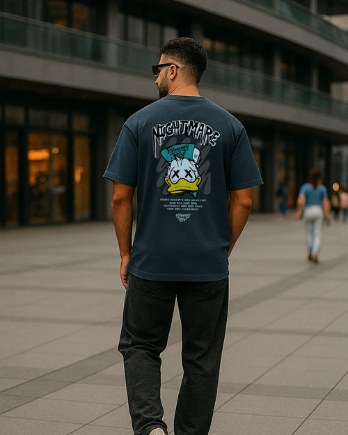 Distressed Cartoon Nightmare Graphic T Shirt Edgy Funny Tee image 2