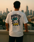 Distressed Cartoon Nightmare Graphic T Shirt Edgy Funny Tee image 7