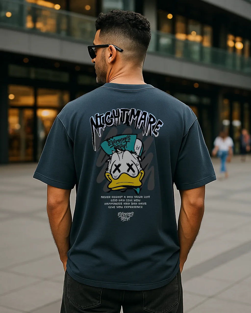 Distressed Cartoon Nightmare Graphic T Shirt Edgy Funny Tee image 10