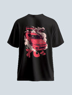 Dragon Car Drift Oversized T Shirt JDM Automotive Tee image 5
