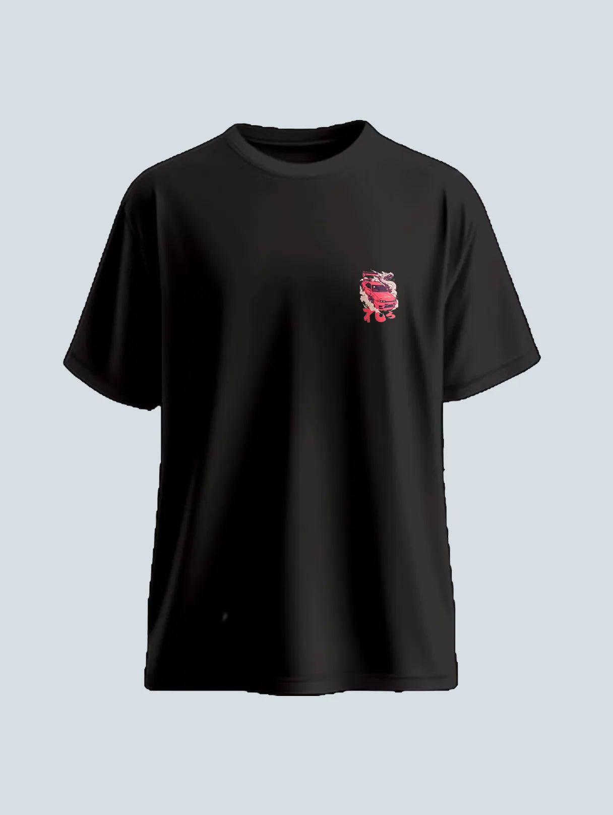 Dragon Car Drift Oversized T Shirt JDM Automotive Tee image 6