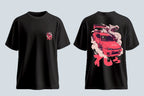 Dragon Car Drift Oversized T Shirt JDM Automotive Tee image 7