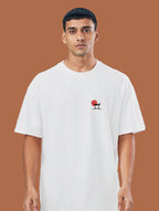 Elegant Asian Portrait Oversized T Shirt Cultural Art Tee image 2