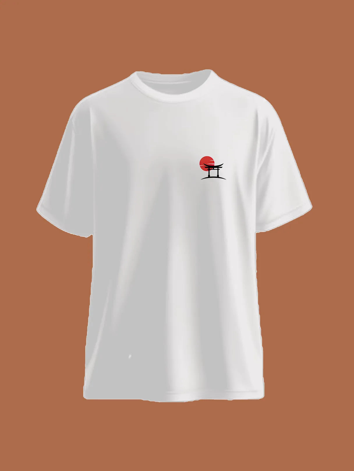 Elegant Asian Portrait Oversized T Shirt Cultural Art Tee image 5