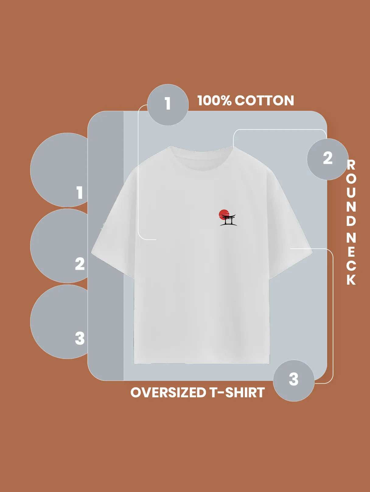 Elegant Asian Portrait Oversized T Shirt Cultural Art Tee image 7