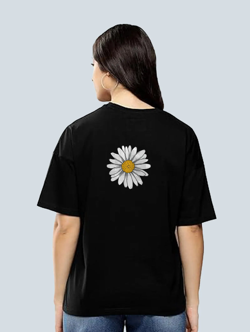 Front Daisy Graphic T Shirt Floral Print Tee hero image