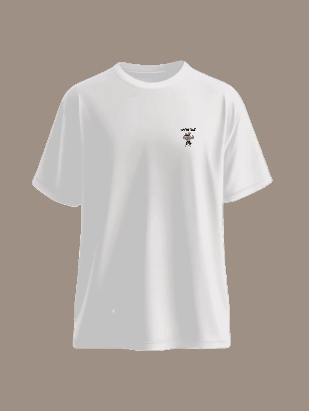 Gym Rat Cartoon Oversized T Shirt Funny Workout Tee image 5