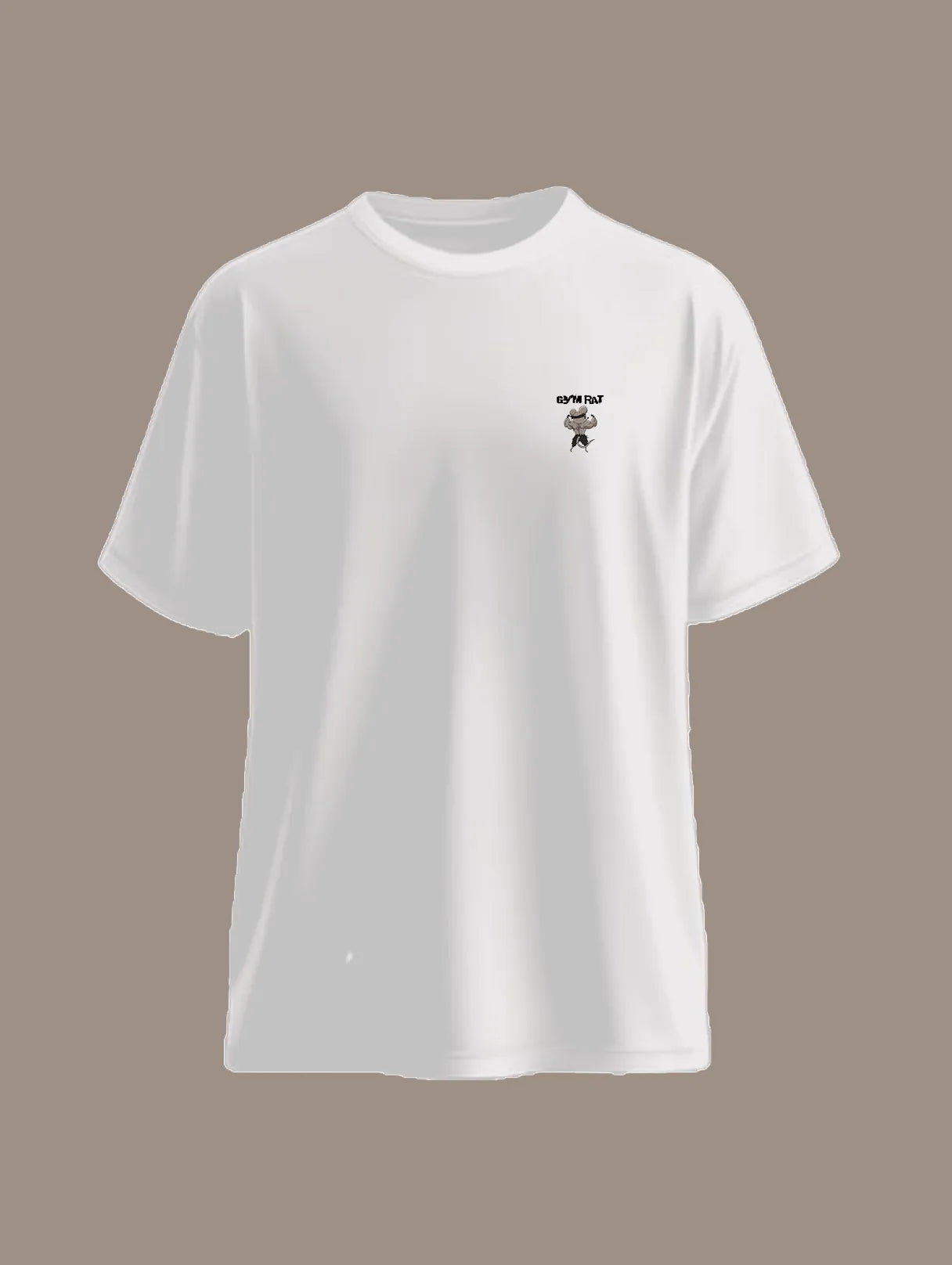 Gym Rat Cartoon Oversized T Shirt Funny Workout Tee image 5
