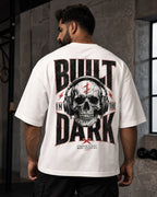 Built In The Dark Oversized T-Shirt black oversized T-shirt back hero