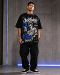 Focus On Your Dreams Oversized T-Shirt black oversized T-shirt back hero