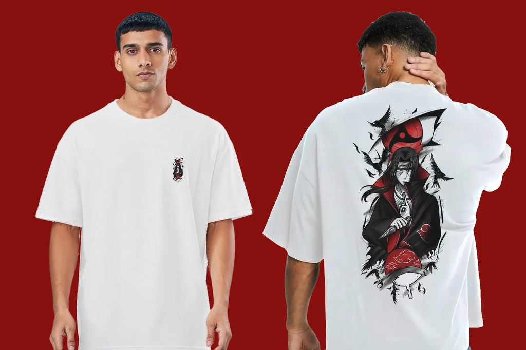 Itachi Uchiha Oversized T Shirt Naruto Anime Tee image 3