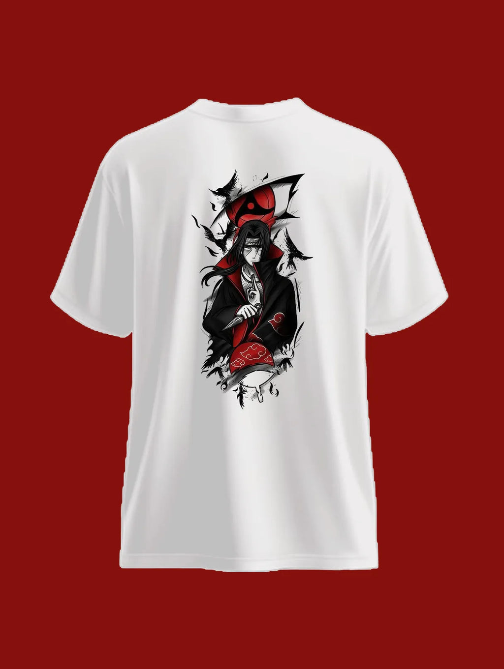 Itachi Uchiha Oversized T Shirt Naruto Anime Tee image 4