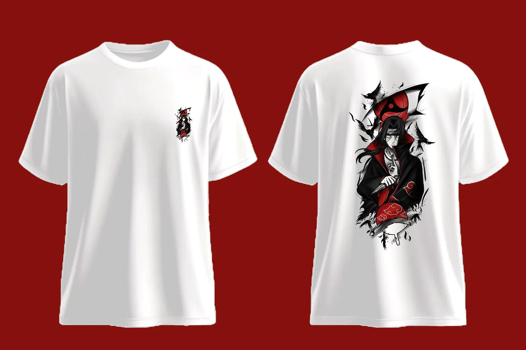 Itachi Uchiha Oversized T Shirt Naruto Anime Tee image 6