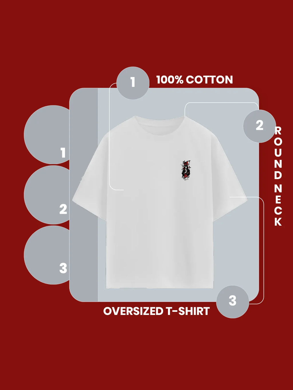 Itachi Uchiha Oversized T Shirt Naruto Anime Tee image 7