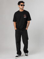 Itachi Uchiha "Akatsuki Shinobi" Oversized Black T-Shirt – Heavyweight Premium Anime Streetwear Graphic Tee