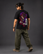 Kokushibo Upper Moon One Oversized T-Shirt | Demon Slayer Anime Streetwear Tee