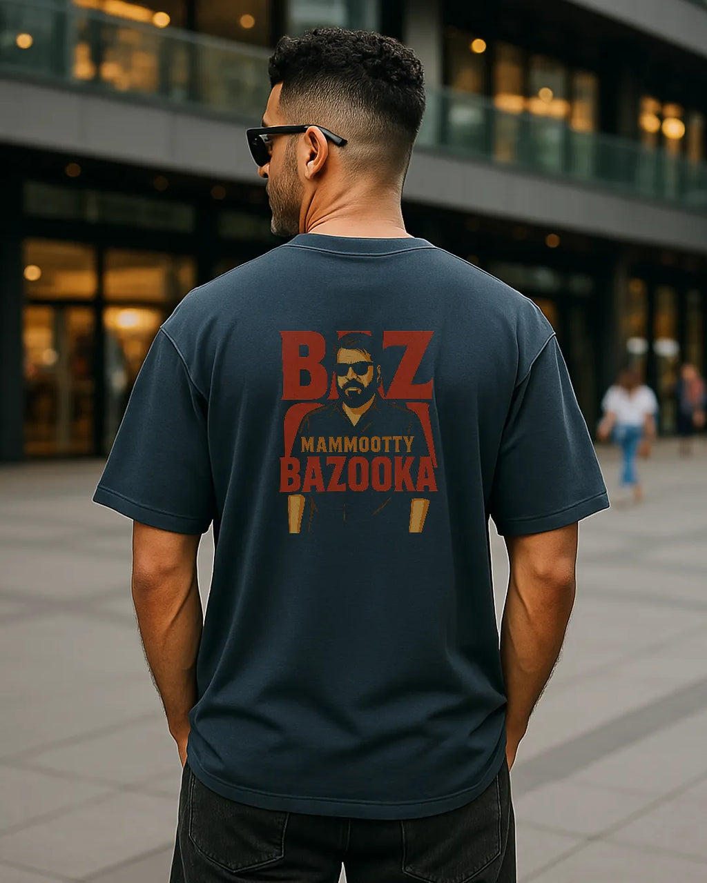 Mammootty Bazooka Movie Graphic T Shirt Malayalam Film Tee image 3