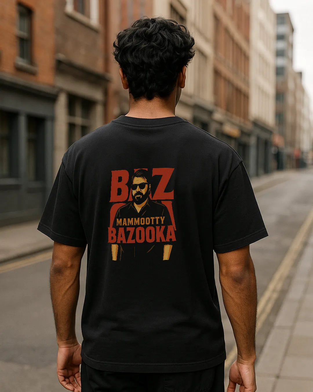 Mammootty Bazooka Movie Graphic T Shirt Malayalam Film Tee image 4
