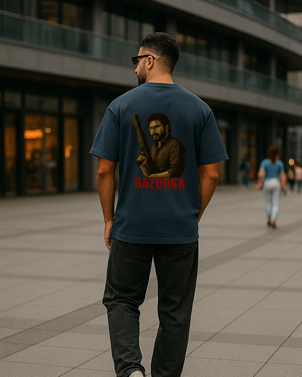Mammootty Bazooka Movie Poster T Shirt Film Graphic Tee image 5