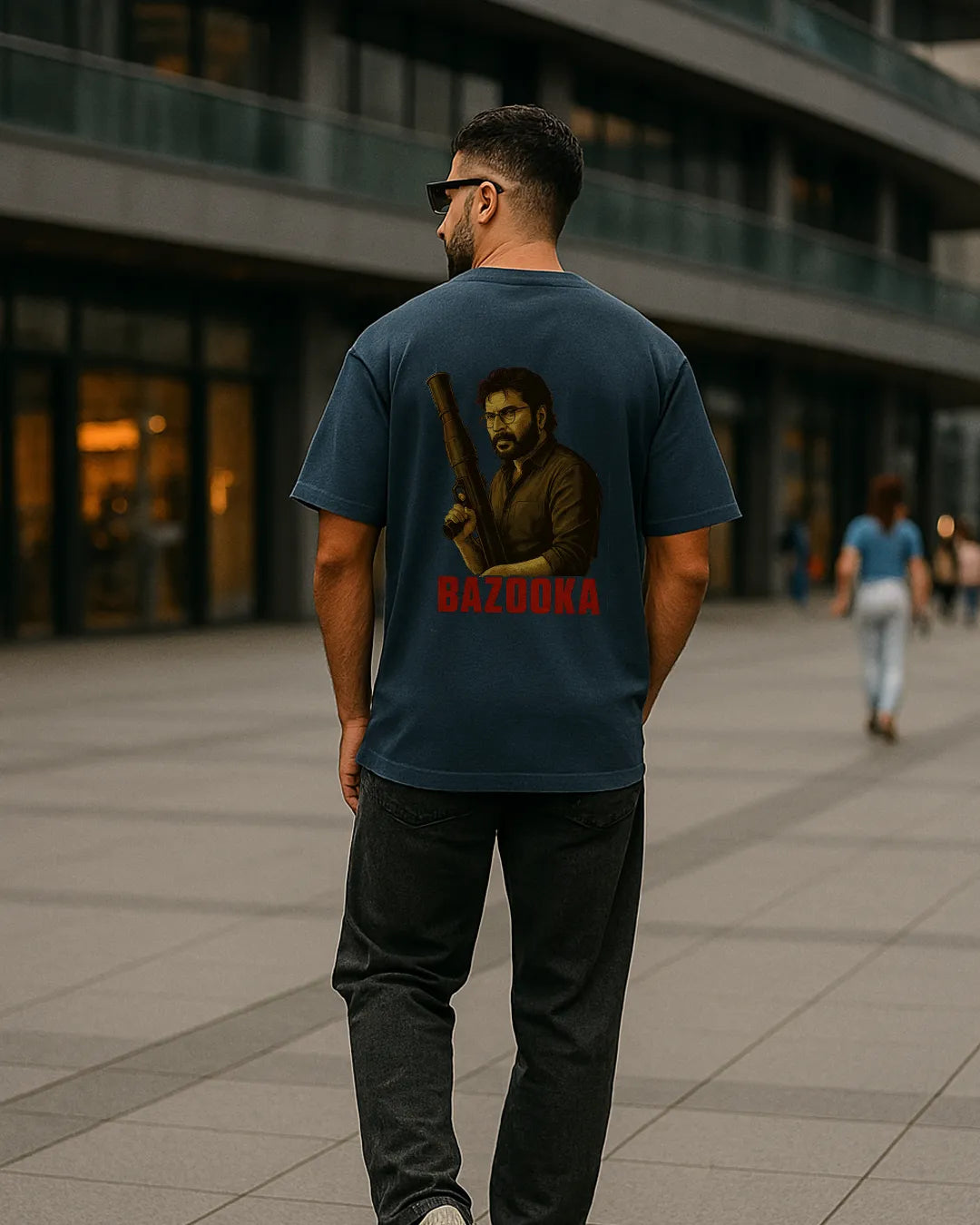 Mammootty Bazooka Movie Poster T Shirt Film Graphic Tee image 5