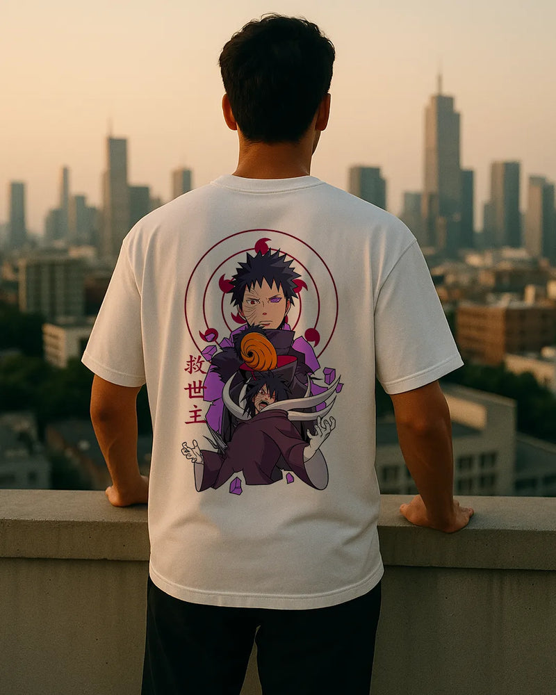 Obito Uchiha Graphic T Shirt Naruto Anime Tee Oversized hero image
