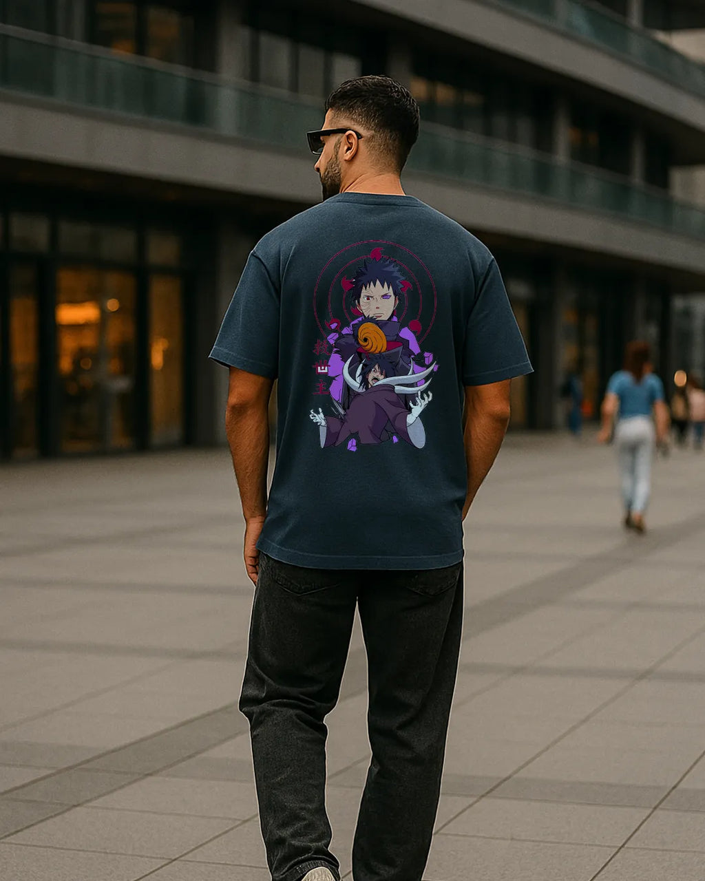 Obito Uchiha Graphic T Shirt Naruto Anime Tee Oversized image 2