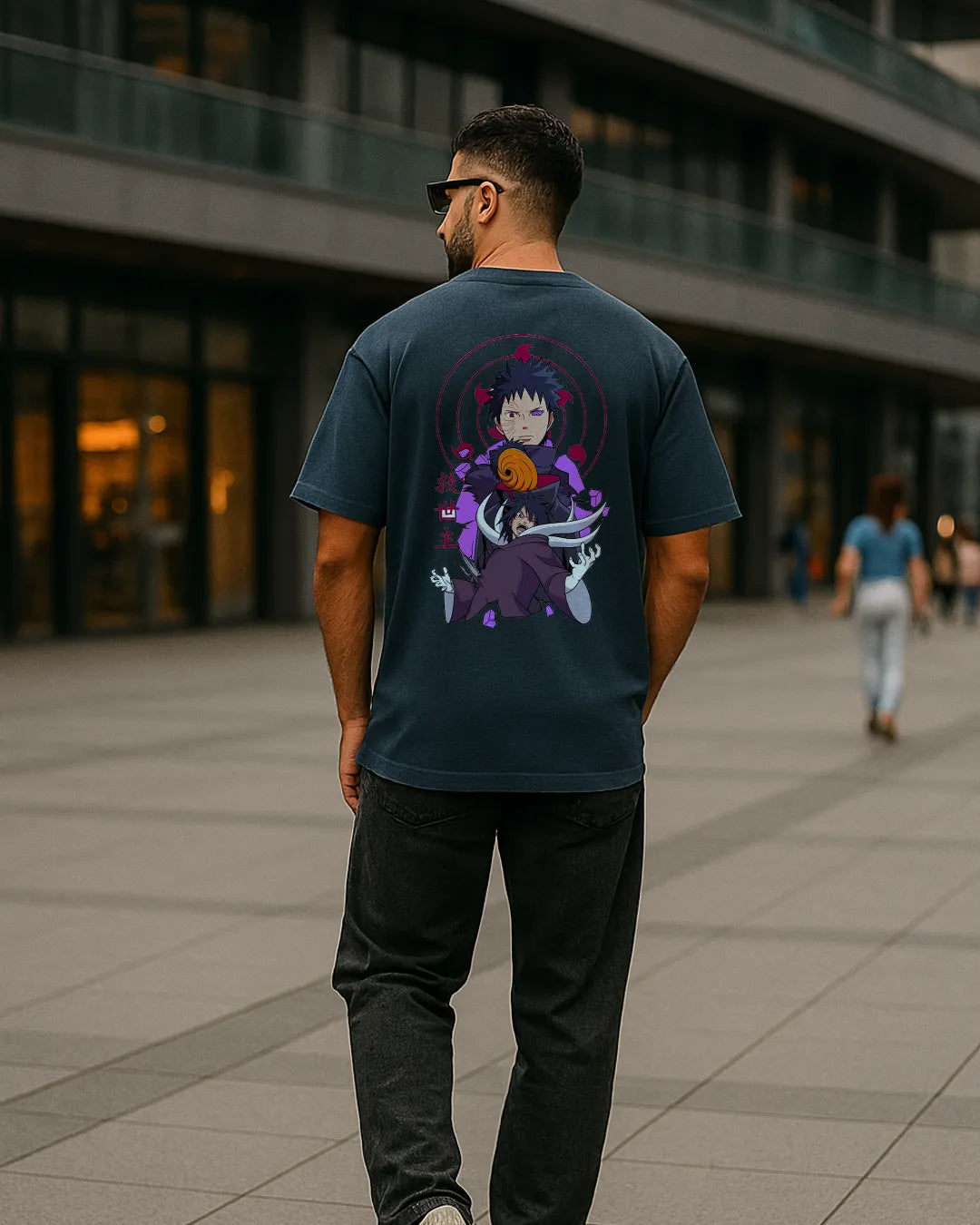 Obito Uchiha Graphic T Shirt Naruto Anime Tee Oversized image 2