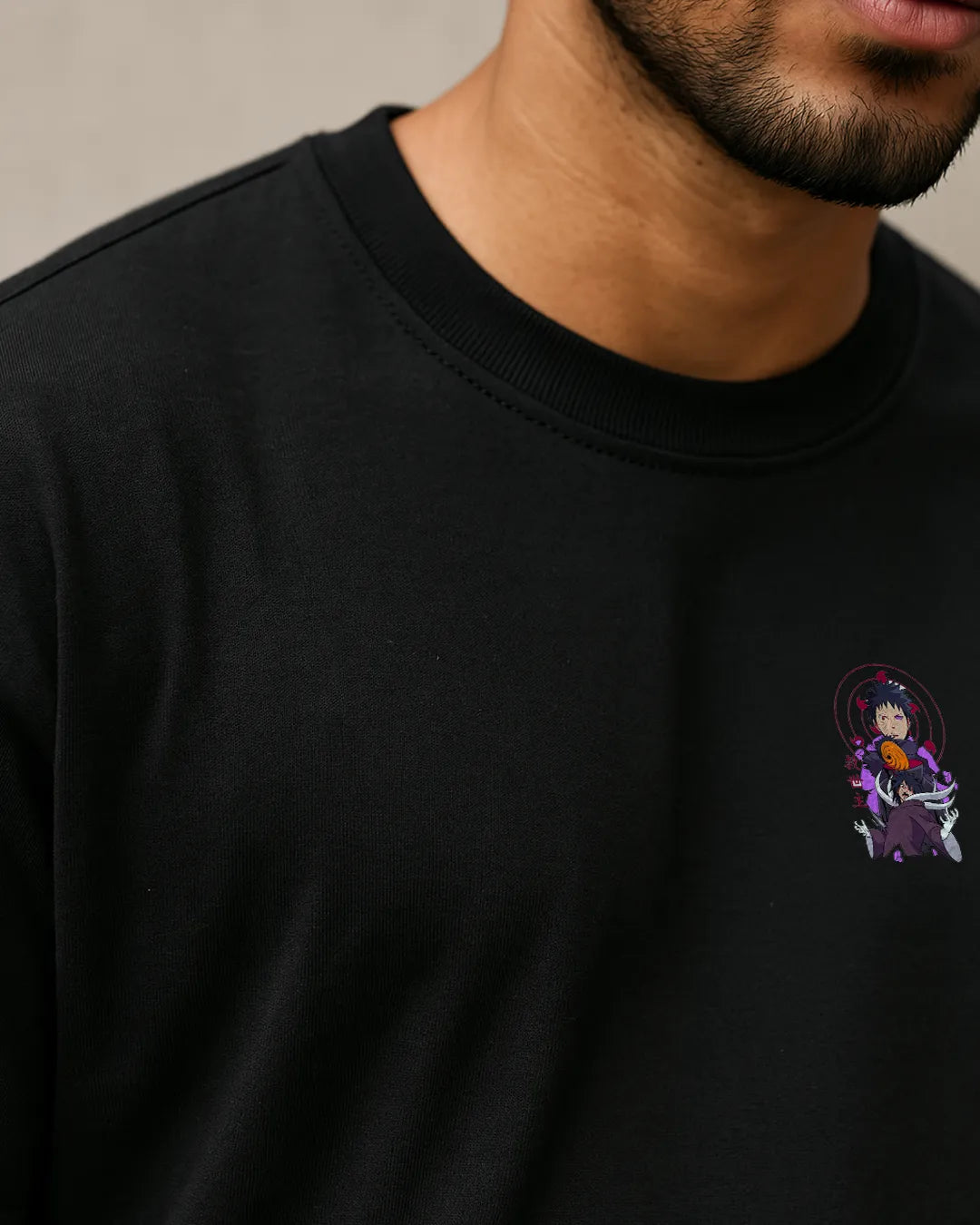 Obito Uchiha Graphic T Shirt Naruto Anime Tee Oversized image 6