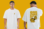 One More Rep Oversized T Shirt Gym & Fitness Tee White image 3