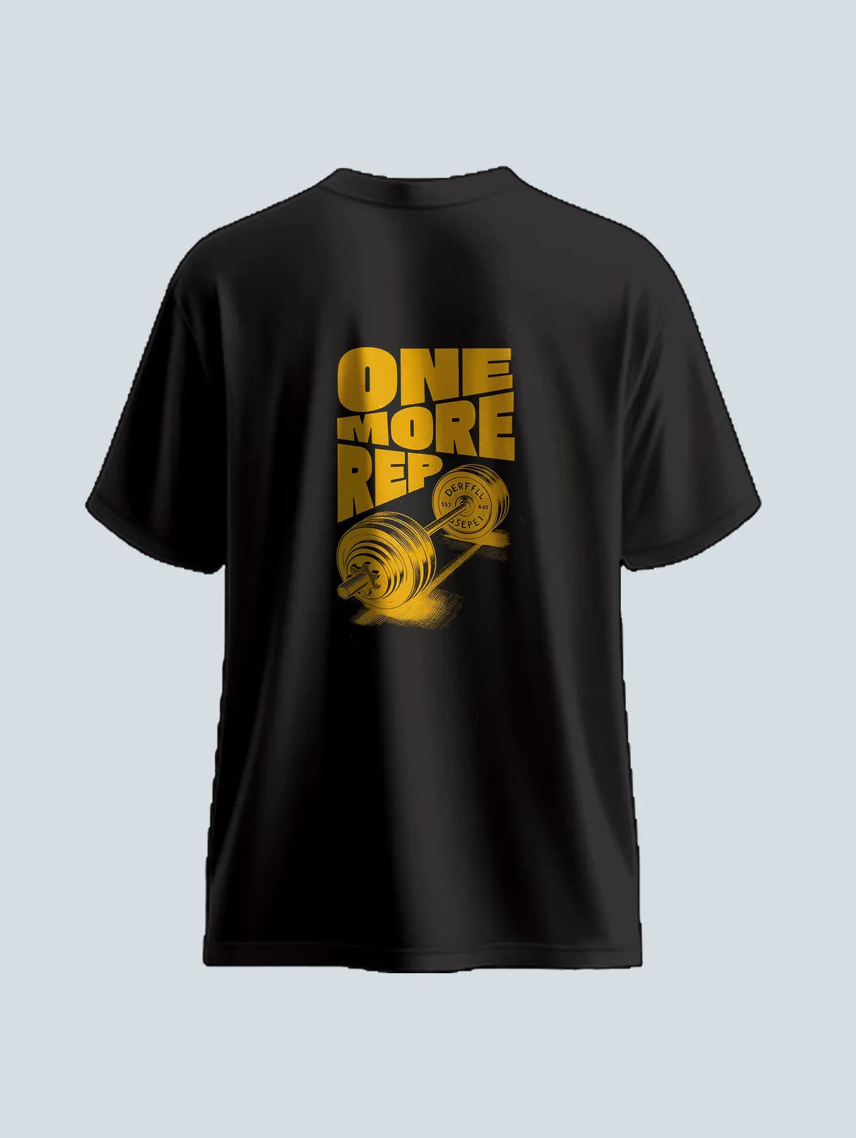 One More Rep Oversized T Shirt Gym & Fitness Tee image 4