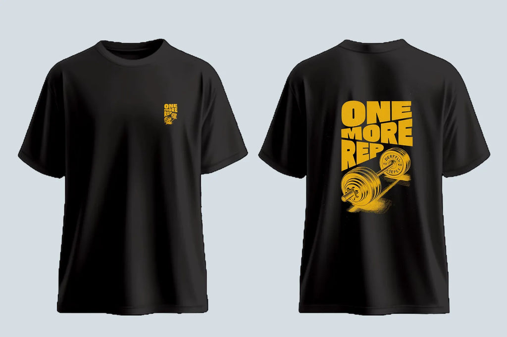 One More Rep Oversized T Shirt Gym & Fitness Tee image 6