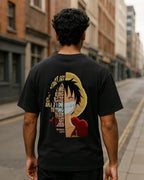 One Piece Luffy King Of Pirates Quote Graphic T Shirt Anime Tee hero image