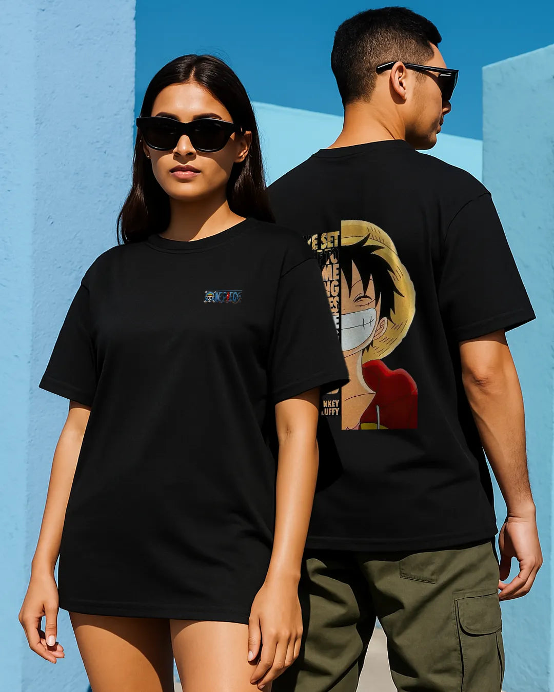 One Piece Luffy King Of Pirates Quote Graphic T Shirt Anime Tee image 4