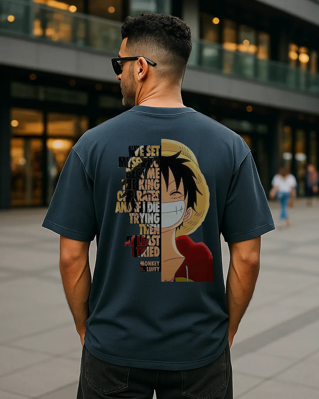 One Piece Luffy King Of Pirates Quote Graphic T Shirt Anime Tee image 10