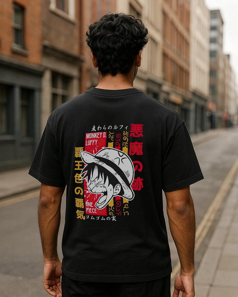 One Piece Monkey D. Luffy Graphic T Shirt Anime Tee hero image