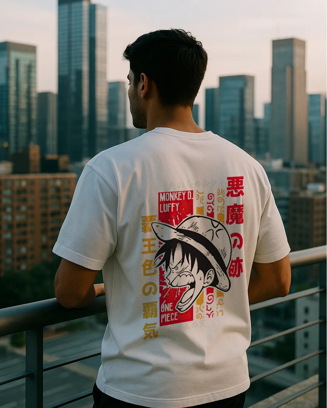 One Piece Monkey D. Luffy Graphic T Shirt Anime Tee image 4