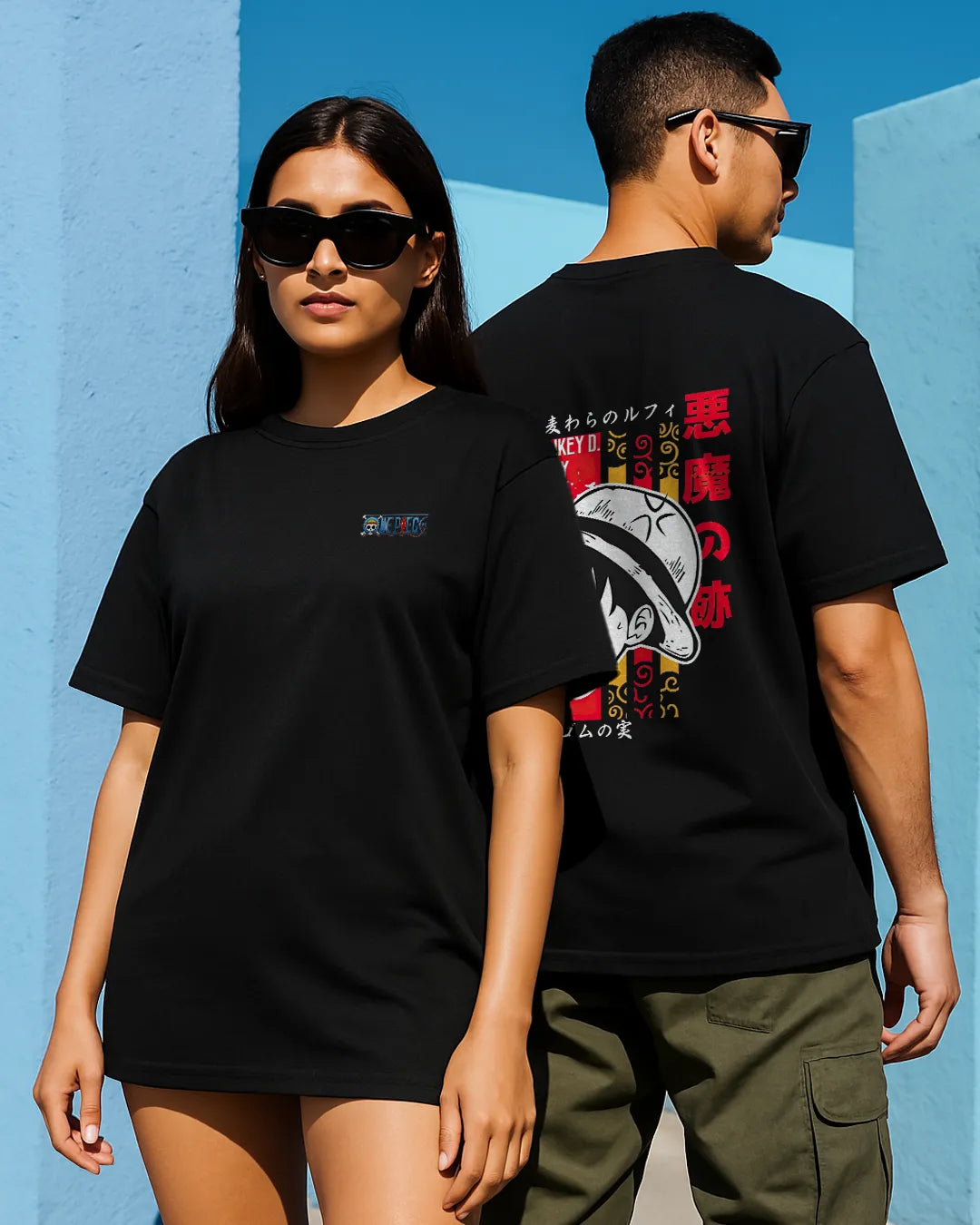 One Piece Monkey D. Luffy Graphic T Shirt Anime Tee image 7