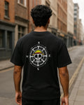 One Piece Straw Hat Pirates Compass Graphic T Shirt Anime Tee hero image