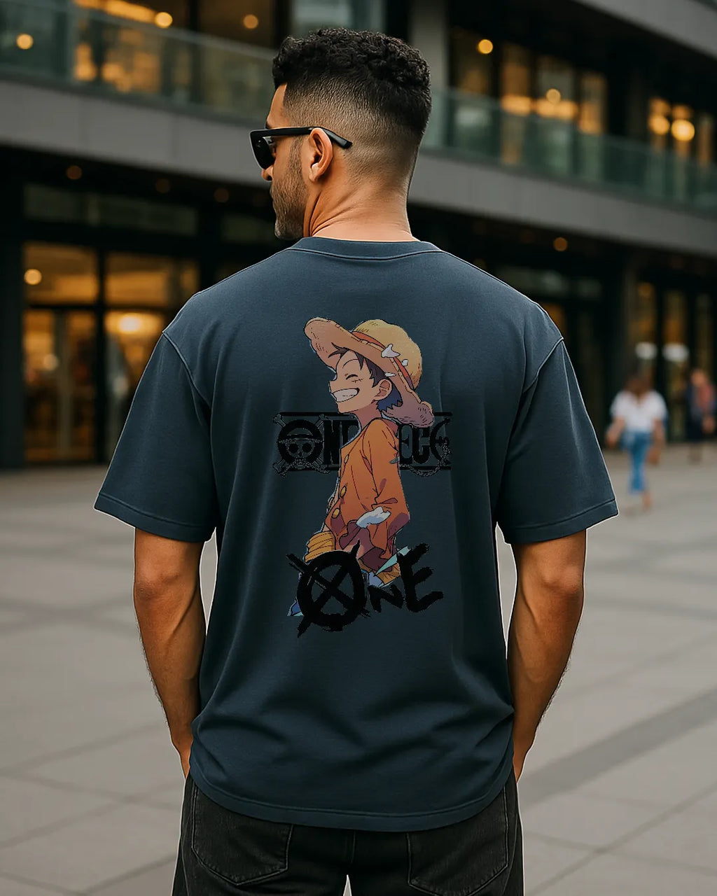 One Piece Stylized Luffy Graphic T Shirt Modern Anime Tee image 4