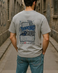 Overthinking Solves Nothing Graphic T Shirt Motivational Cartoon Tee hero image